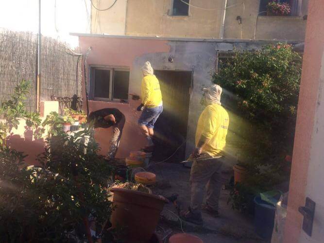 סיוד ואיטום קירות